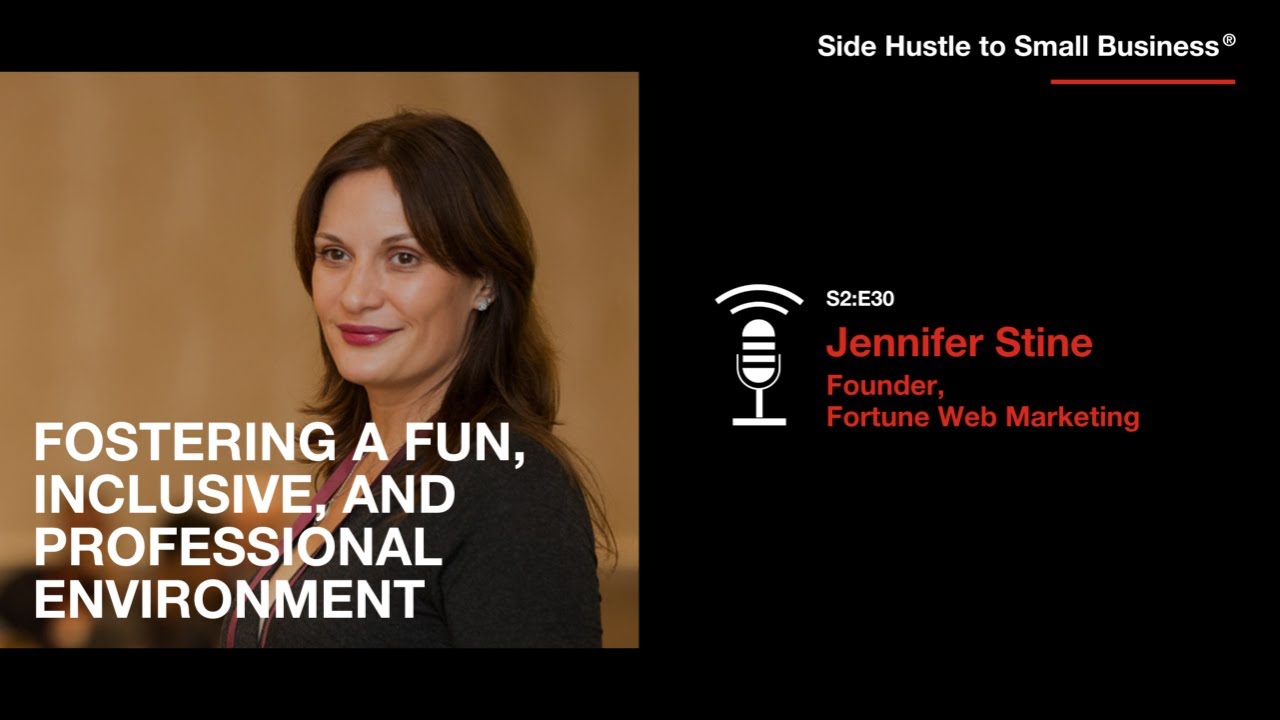 Jennifer Stine, Fortune Web Marketing – Podcast Season 2 | Side Hustle to  Small Business | Hiscox