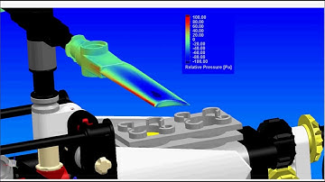 Product Lifecycle of a Lego Technic Helicopter - Episode 4 - Flow Simulation