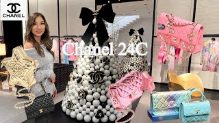 Chanel 24C Cruise 2024 Collection I First Day Launch in Store Chanel New in Bags I Christmas Gifts