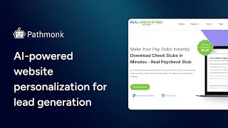 How Pathmonk Increases Lead Generation With Ai-Powered Personalization Real-Time Demo