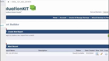 Accessing the Results from EvaluationKIT