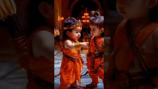 Saj Dhaj Ke Lage sabse Pyare Ram #animation 🙏 #om #trending #omit #timetwins