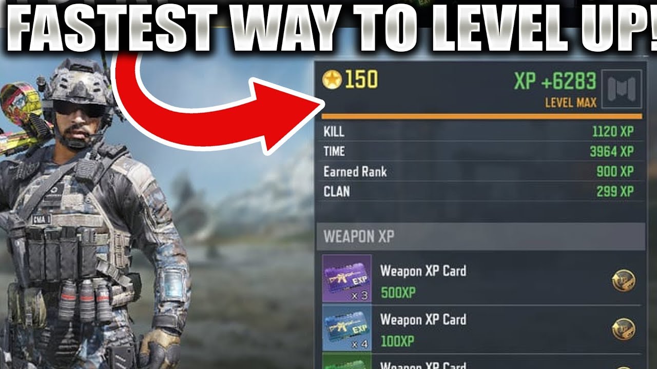 How To LEVEL UP FAST In Call of Duty Mobile! - 