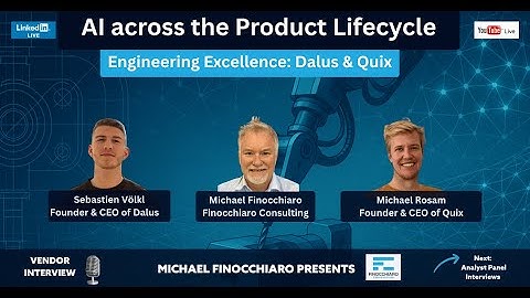 AI Across the Product Lifecycle E09: MBSE and Testing with Quix & Dalus