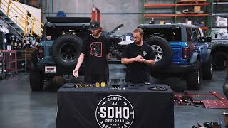 Sdhq Built Bronco Third Brake Light And Chase Light Mount