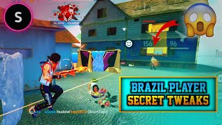 Brazil players secret settings 🤯 Enable THIS settings for MORE HEADSHOTS in free fire 🤫