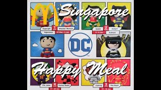 DC McDonald's Happy Meal 2021 Singapore