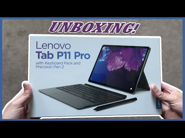 Lenovo Tab P11 Pro with Keyboard Pack & Precision Pen 2 - OLED Tablet  (ASMR) Full Unboxing! [4K] 