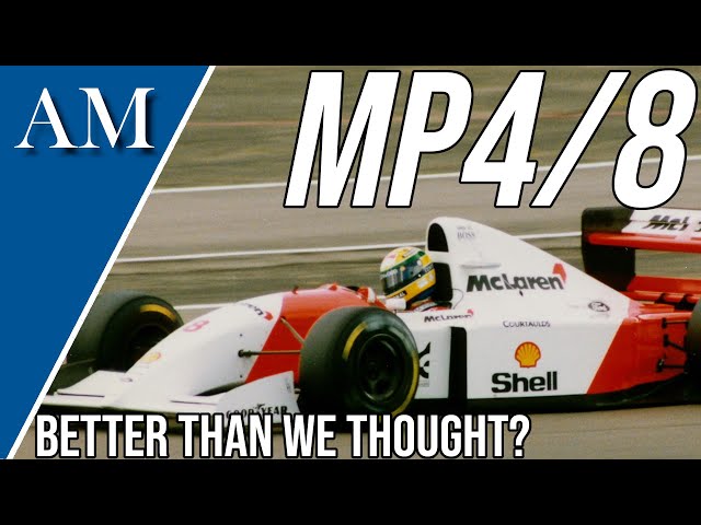 BETTER THAN WE THOUGHT IT WAS? The Story of the McLaren MP4/8 (1993) class=