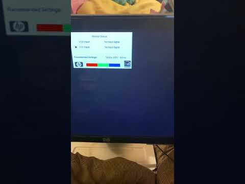 HP w1907 monitor