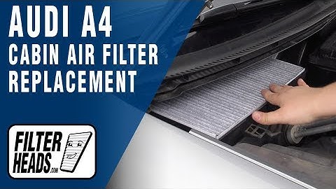 How to Replace Cabin Air Filter 2007 Audi A4 | AQ1082C