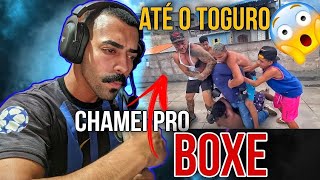 Bigode Reage - Boxe - Pedreiro Vs Nego Duck Os Cara Perdeu A Linha Toguro Teve Que Separar