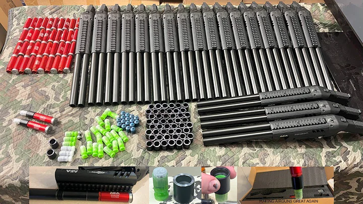 BinTac/ AEA custom Harpoon 72cal barrel threaded shotshell inserts by Texoma precision Pellet VID176