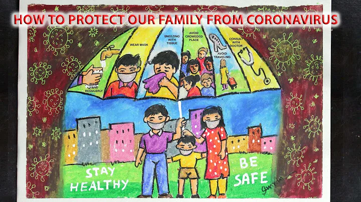 CORONA VIRUS DRAWING  |  POSTER ON CORONAVIRUS  | HOW TO draw  CORONAVIRUS