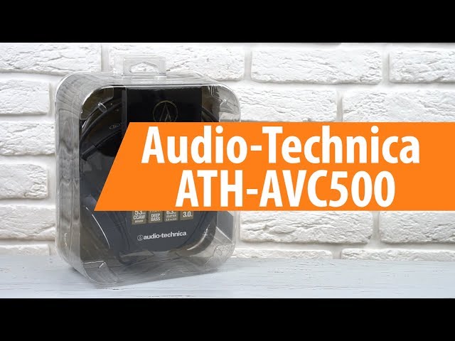 Накладные наушники Audio-Technica ATH-AVC500