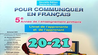 pour communiquer en français  page 20/21 5AEP