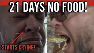 EATING AFTER 21 DAY FAST *Starts Crying*