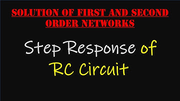 Step Response of RC Circuit (2 of 2) || Complete Response of RC Circuit