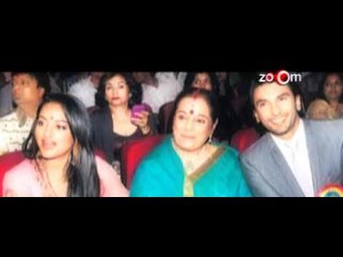 Ranveer Singh spends time with Sonakshi Sinha at a...