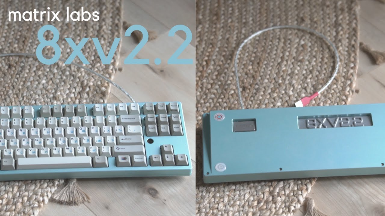 Matrix 8xv2.2 Keyboard Typing Sound Test | Ergo Clears - YouTube