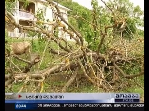 აღმოსავლეთ საქართველოში ძლიერი წვიმით მიყენებულ ზარალს ითვლიან