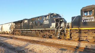 5/1/2021 - First Train of May 2021: IC SD70 Duo and CN 3008 lead CN A407