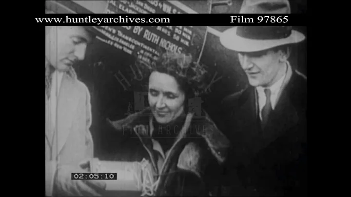 American pilot Ruth Nicholls.  Archive film 97865