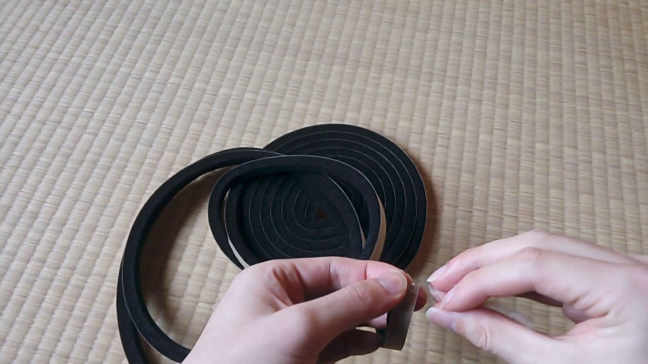 ニトムズ エプトシーラー 発砲シール材 Epdmゴム発泡体 隙間テープ レビュー Youtube