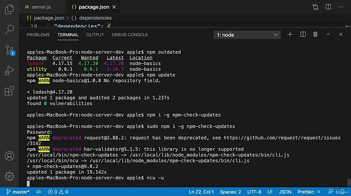 LESSON 12 - Upgrading Local Packages