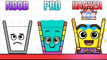 •NOOB VS PRO VS HACKER-HAPPY GLASS