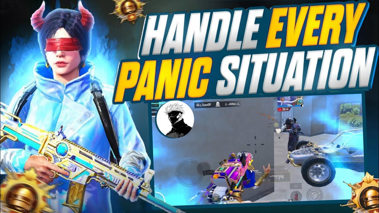 Handle Panic Situation🔥🔥 Intense Solo vs Squad Clutches Rank Push Lobby ...