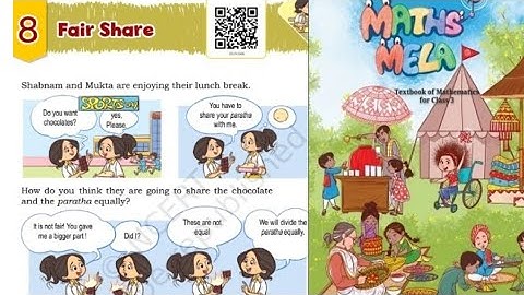 Class -3rd, chapter -8, fair share, maths Mela NCERT new book solution fraction