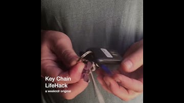Lifehack: Easily attach a key to a stubborn key ring