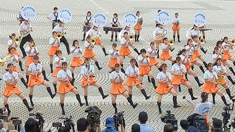 (4K)20221009 “橘色恶魔”京都橘高校吹奏楽部 Kyoto Tachibana SHS Band 三校联合交流演出(完整版) - 天天要闻