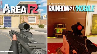 Area F2 vs. Rainbow Six Mobile Comparison - Which one is better?