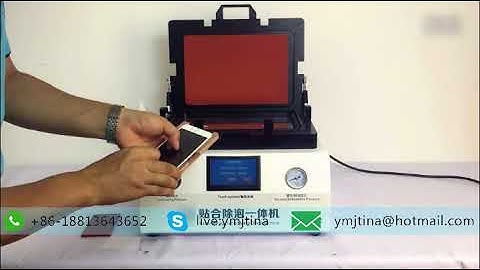 Automatic 4 in 1 Vacuum OCA Laminating and Bubble Removing Machine for iPhone Samsung