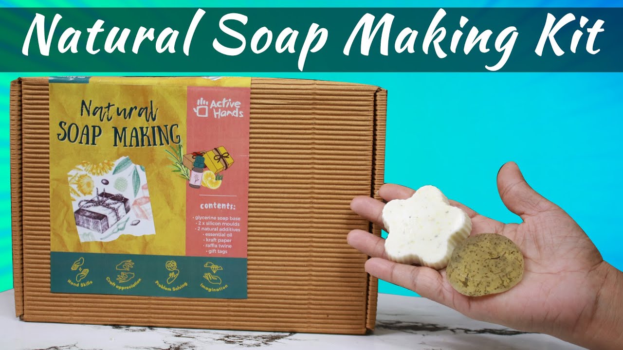 How to Make Soap at Home I Natural Soap Making Kit for Kids - No-Tear,  Paraben Free Soap 