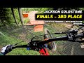 Gopro jackson goldstone takes 3rd place in finals  2023 uci downhill mtb world cup in leogang