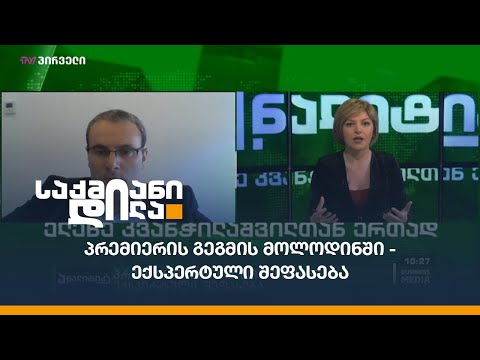 პრემიერის გეგმის მოლოდინში - ექსპერტული შეფასება