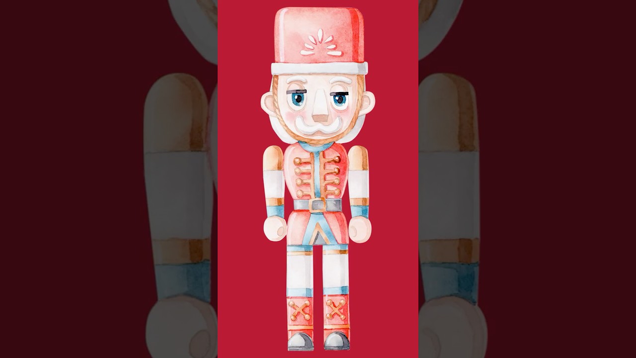 ❄️🪖 Magical & Kind Watercolor Speedpaint | Old Toy Soldier | The Nutcracker Christmas Art Series 🎄