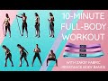 10-Minute Full-Body Workout With Zaksy Fabric Resistance Body Bands – At Home Band Workout