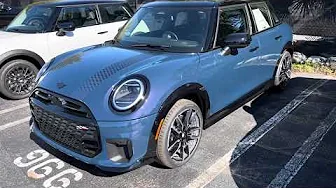 2025 Indigo Sunset Blue Metallic MINI Cooper S 4 Door Hardtop with the JCW Package 2025 Indigo Sunset Blue Metallic MINI Cooper S 4 Door Hardtop with the JCW Package