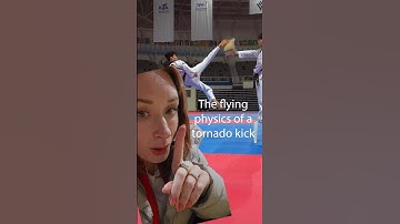 The flying physics of a tornado kick