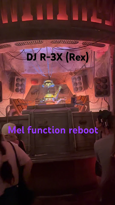 DJ R-3X at Oga’s Cantina #grayj3d1stitch #galaxyedge #starwars