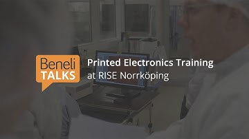 Beneli Printed Electronics training at RISE