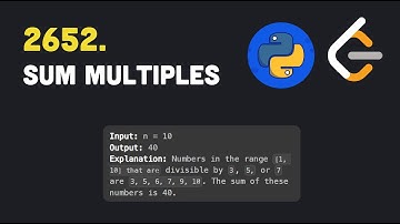 Leetcode | 2652. Sum Multiples