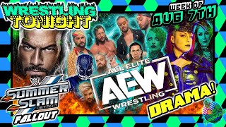 SUMMERSLAM FALLOUT | WAVE of AEW RE-SIGNINGS | LUFISTO DRAMA with AEW WOMEN
