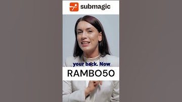 Submagic Promo Code RAMBO50 – 50% OFF All Plans