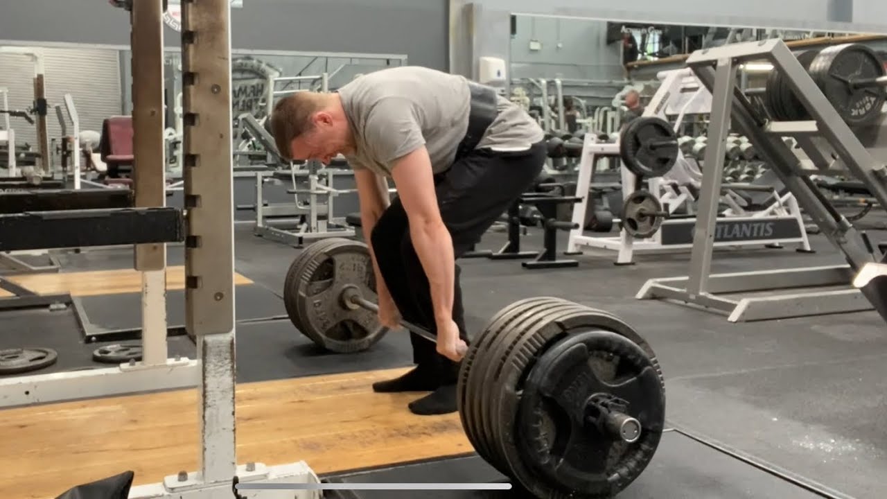 Head Popping 250kg Deadlift - Road To 260kg