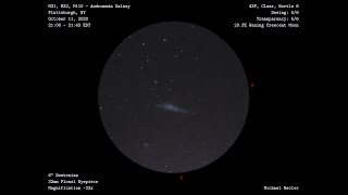 Sketching M31 the Andromeda Galaxy at the Eyepiece